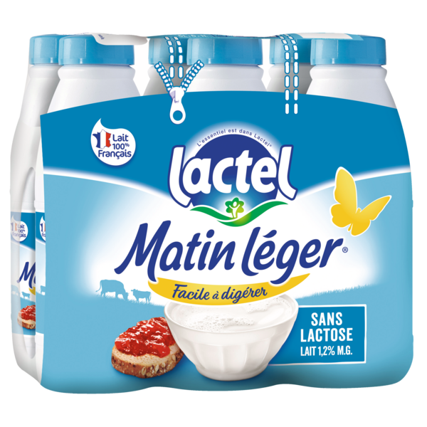 Lait Matin Léger De Lactel