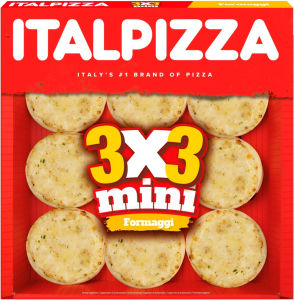 Mini Pizza Formaggi Surgelée Italpizza