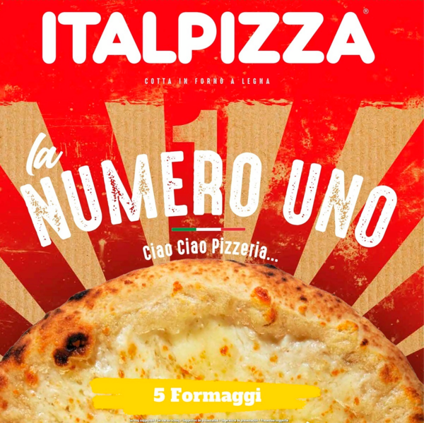 Pizza La Numero Uno 5 Formaggi Surgelée Italpizza