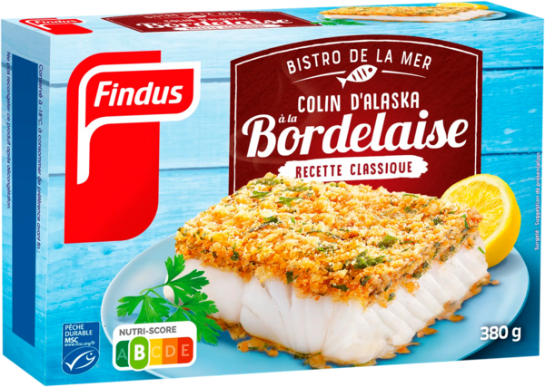 Colin D'alaska À La Bordelaise Surgelé Findus