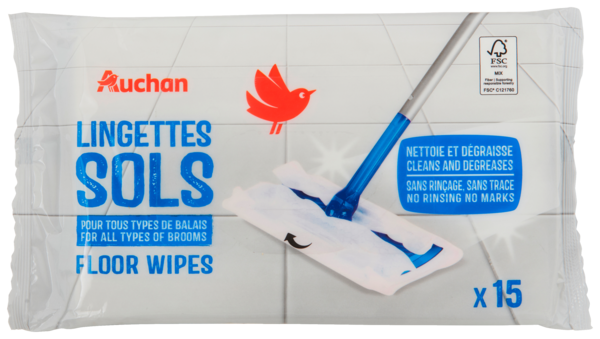 Lingettes Nettoyantes Sol Auchan