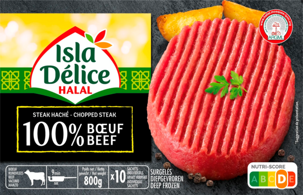 Steak Haché 100% Bœuf Halal Isla Délice