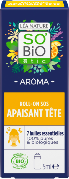 Roll-On Apaisant Pour Les Maux De Tête So Bio Etic