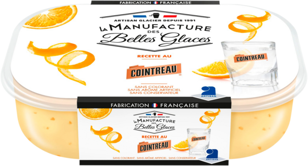 Crème Glacée Cointreau La Manufacture Des Belles Glaces