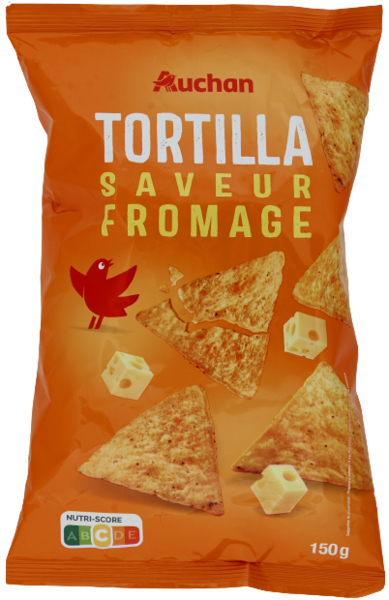 Tortilla Chips Saveur Fromage Auchan