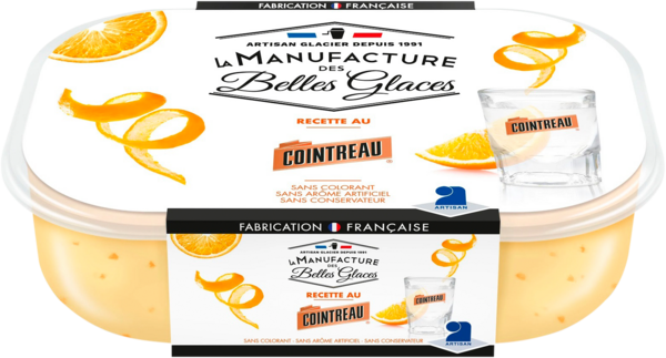 Crème Glacée Cointreau La Manufacture Des Belles Glaces