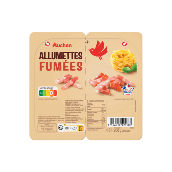 Allumettes Fumées Auchan 