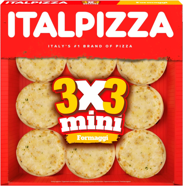 Mini Pizza Formaggi Surgelée Italpizza