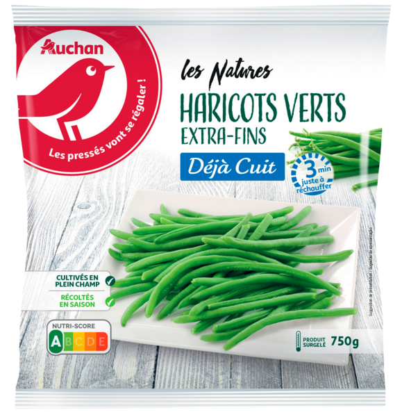 Haricots Verts Extra Fins Surgelés Auchan