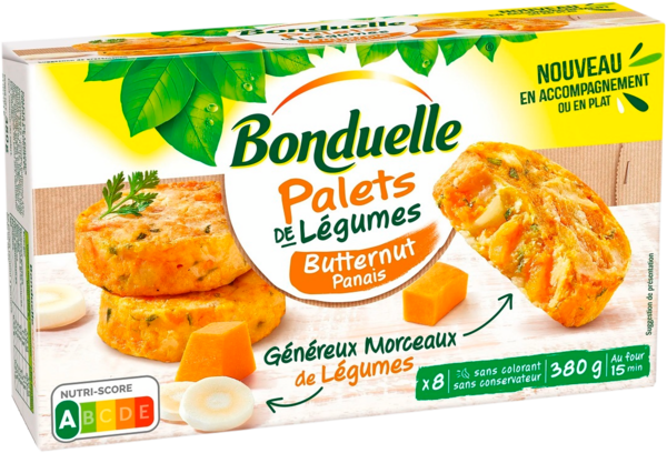 Palets De Légumes Butternut Et Panais Surgelés Bonduelle