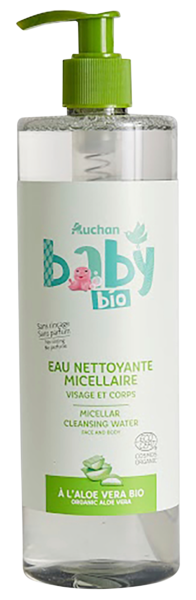 Eau Nettoyante Auchan Baby Bio 