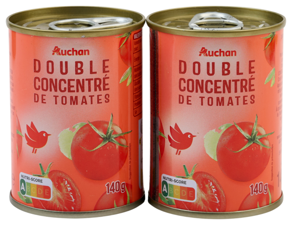 Double Concentré De Tomates Auchan