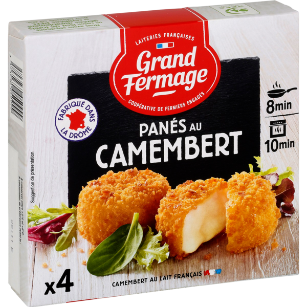 Grand Fermage Panés Au Camembert 