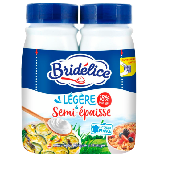 Crème Légère Semi-Épaisse Bridélice