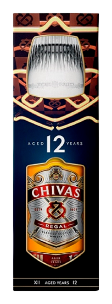 Coffret Whisky Chivas 12 Ans