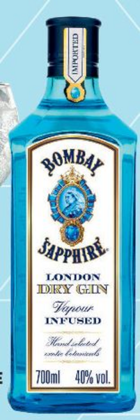 Gin Bombay Sapphire Sunset