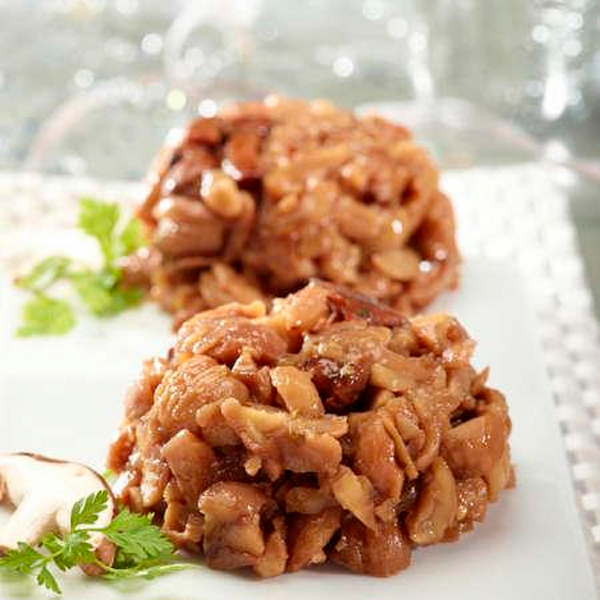 6 Timbales De Marrons Et Girolles 