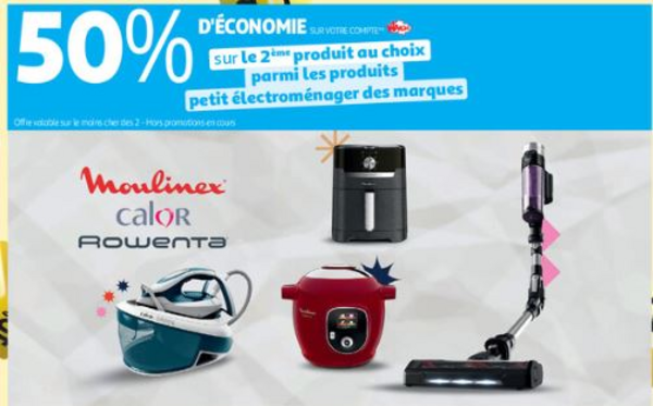 50%  D'économie Sur Le 2Éme Produit Au Choix Parmi Les Produits Petit Electroménager 