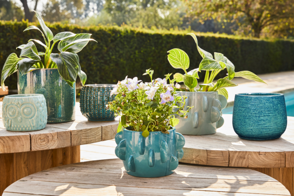 3 - Cache-Pot En Grès Ø16,5 X H.10,5 Cm Auchan Design prix bas : le décor est planté
