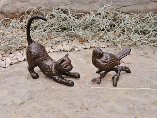 Oiseau En Fonte H.9 Cm Auchan Design prix bas : le décor est planté