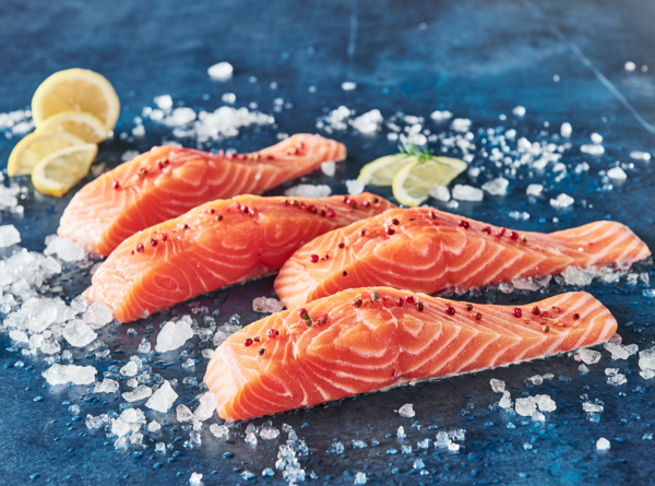 4 Pavés De Saumon Atlantique Filière Auchan "Cultivons Le Bon"