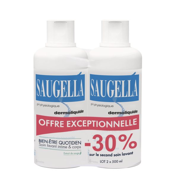 Saugella Emulsion Lavante Dermoliquide Toilette Intime