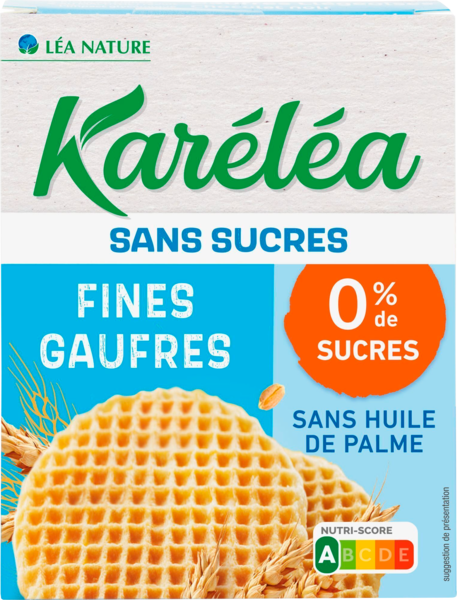 Fines Gaufres Sans Sucres Karéléa