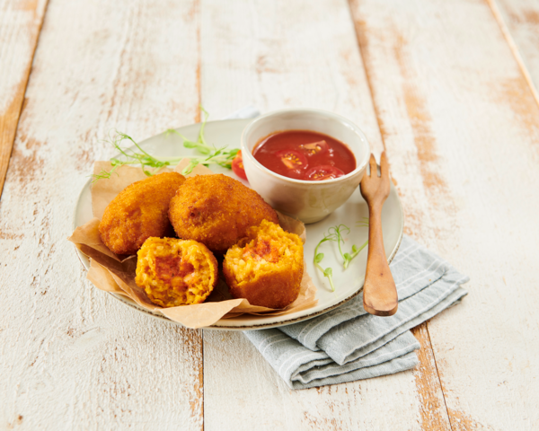 Arancini À La Tomate Et Mozzarella
