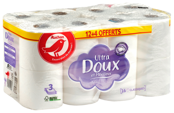 Papier Toilette Blanc Auchan