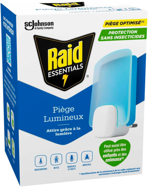 Diffuseur Électrique Piège Lumineux Raid Essentials