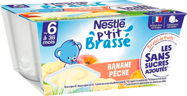 P'tit Brassé Sans Sucre Ajoutés Nestlé