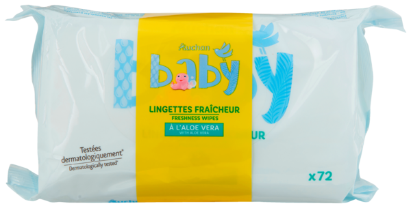 Lingettes Fraicheur Auchan Baby