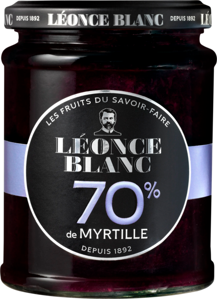 Confiture Myrtille 70% Léonce Blanc