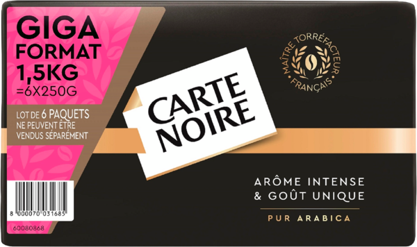 Café Moulu Classique Carte Noire