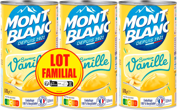 Crème Dessert Vanille Mont Blanc