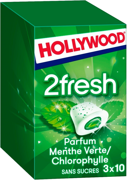 50% De Remise Immédiate Sur Le 2Ème Au Choix Sur La Gamme Des Chewing-Gums Hollywood