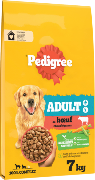 Croquettes Au Boeuf Et Aux Légumes Pour Chien Adulte Pedigree