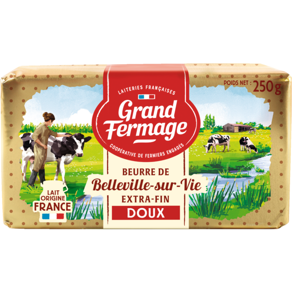 Beurre Doux Grand Fermage De Belleville-Sur-Vie