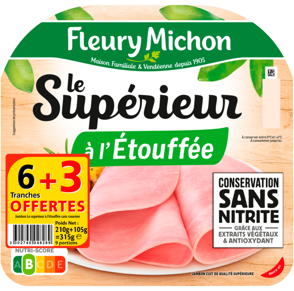 Jambon Le Supérieur Fleury Michon