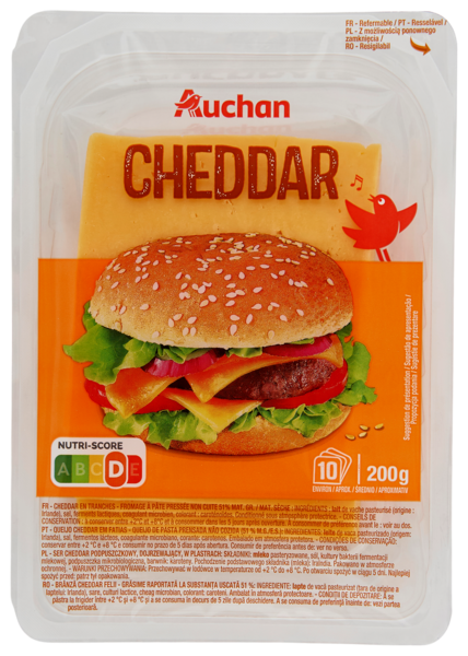 15% De Remise Immédiate Sur La Gamme Des Fromages En Tranches Auchan