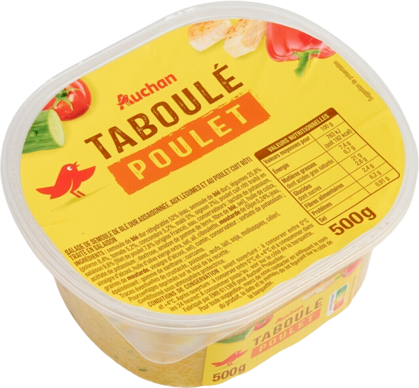 Taboulé Poulet Auchan
