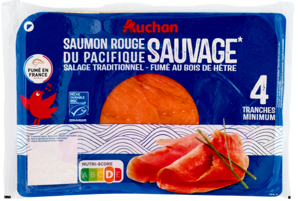 Saumon Fumé Sauvage Auchan 