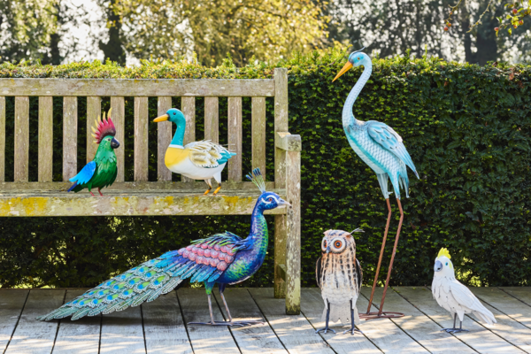 Perroquet Ou Canard En Métal Gardenstar