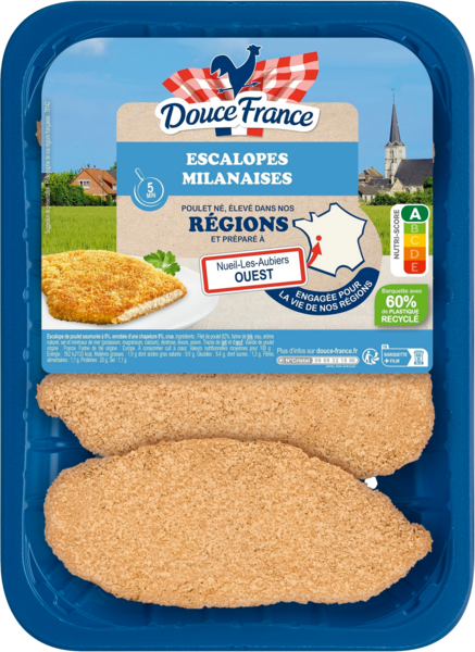Escalopes De Poulet À La Milanaise Douce France