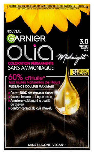 Coloration Permanente Sans Amoniaque Olia Garnier 