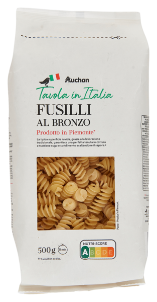 Fusilli Al Bronzo Auchan Tavola In Italia 