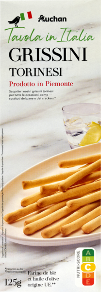Gressins Torinesi Auchan Tavola In Italia
