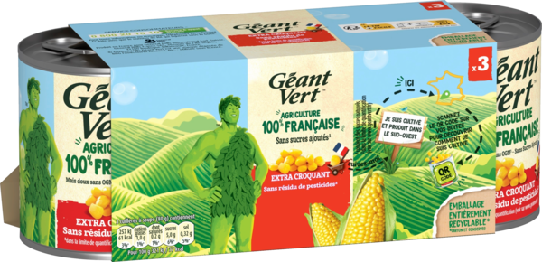 Maïs Extra Croquant Géant Vert