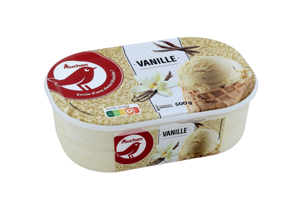 Glace Vanille Auchan