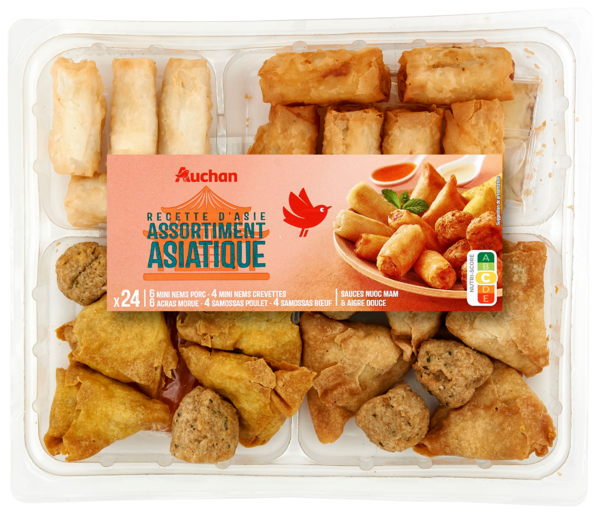 Plateau Assortiment Asiatique Auchan